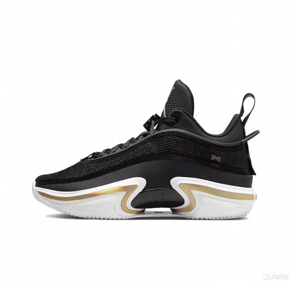 Кроссовки Nike Air Jordan 36 Low PF Black Gold - изображение 1