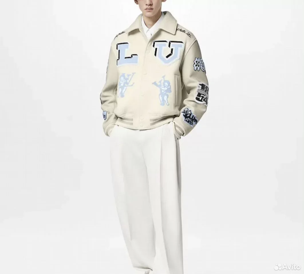 Кофта Бомбер Louis Vuitton Beige FW22 - изображение 1