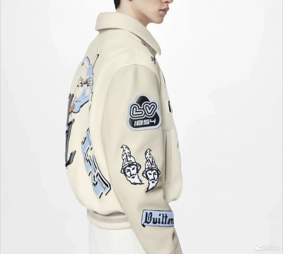 Кофта Бомбер Louis Vuitton Beige FW22 - миниатюра 3