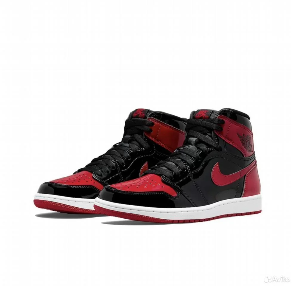 Кроссовки Nike Air Jordan 1 High OG Patent Bred
