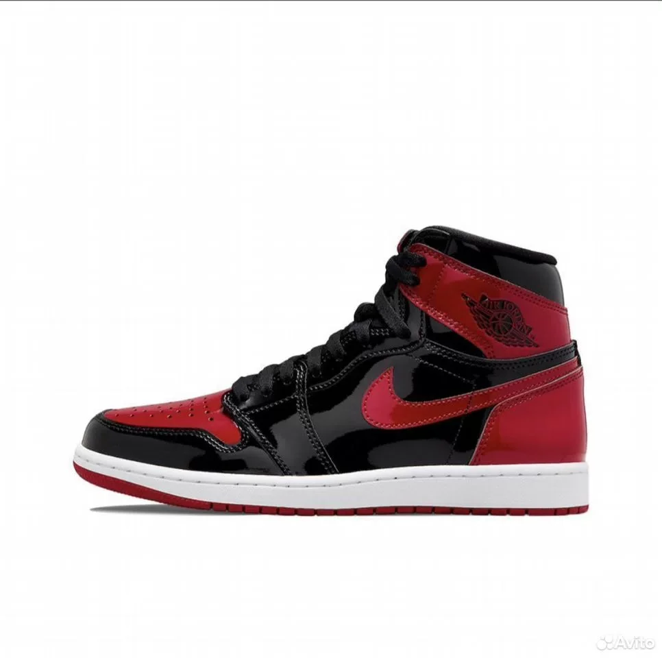 Кроссовки Nike Air Jordan 1 High OG Patent Bred - миниатюра 2