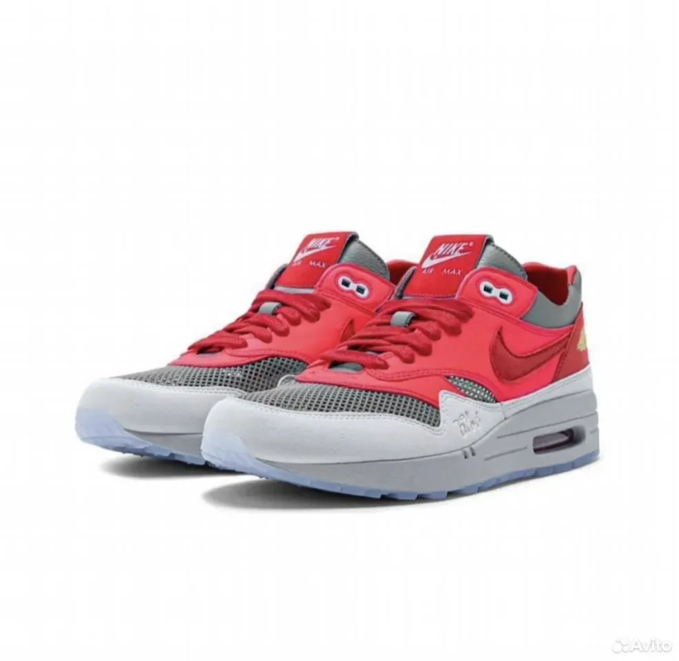 Кроссовки Nike Air Max 1 x Clot K.O.D Solar Red - изображение 1