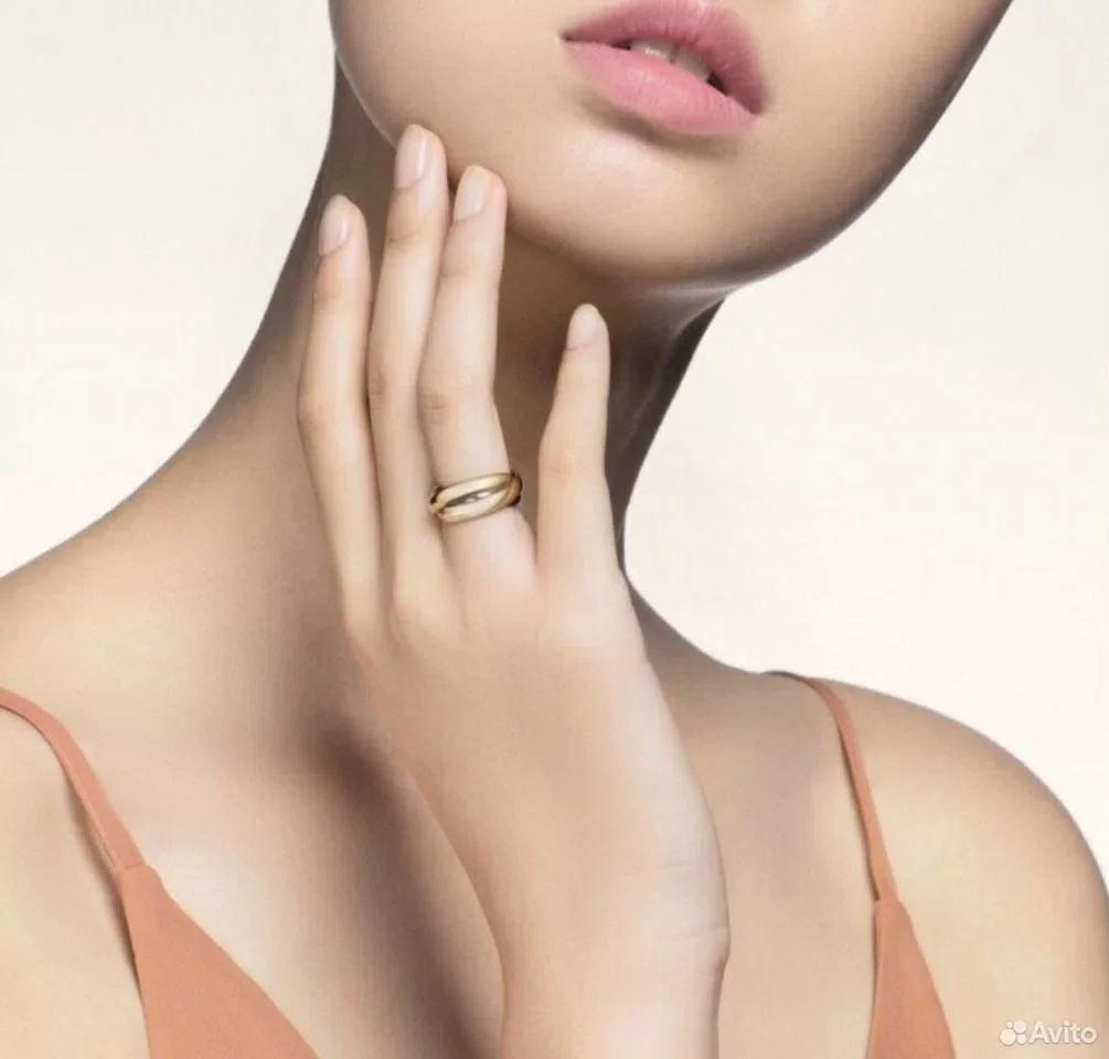 Кольцо Cartier Trinity 18K Gold - миниатюра 8
