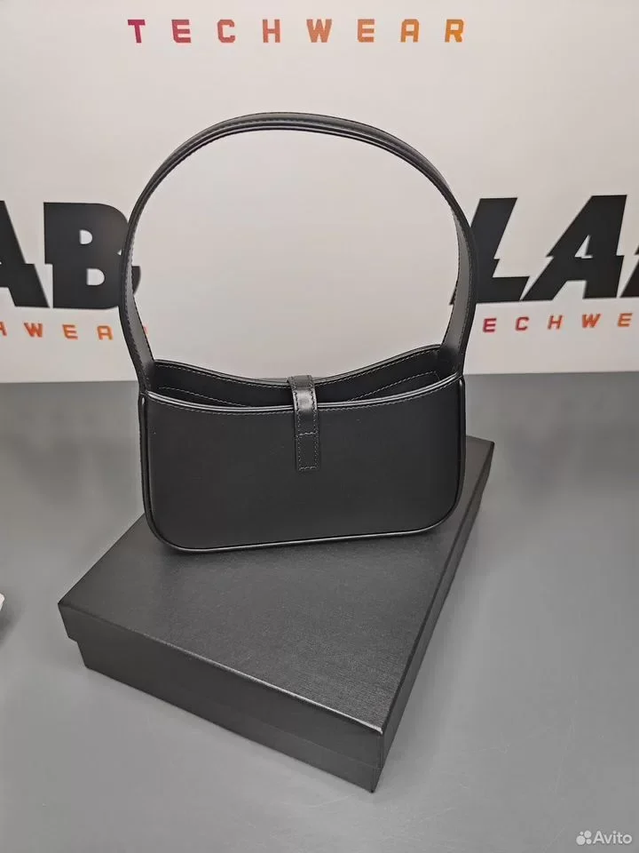 Сумка Saint Laurent Le 5 A 7 Mini Hobo Bag "Noir" - миниатюра 4