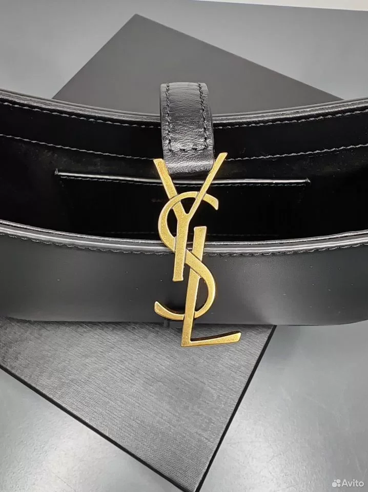 Сумка Saint Laurent Le 5 A 7 Mini Hobo Bag "Noir" - миниатюра 6