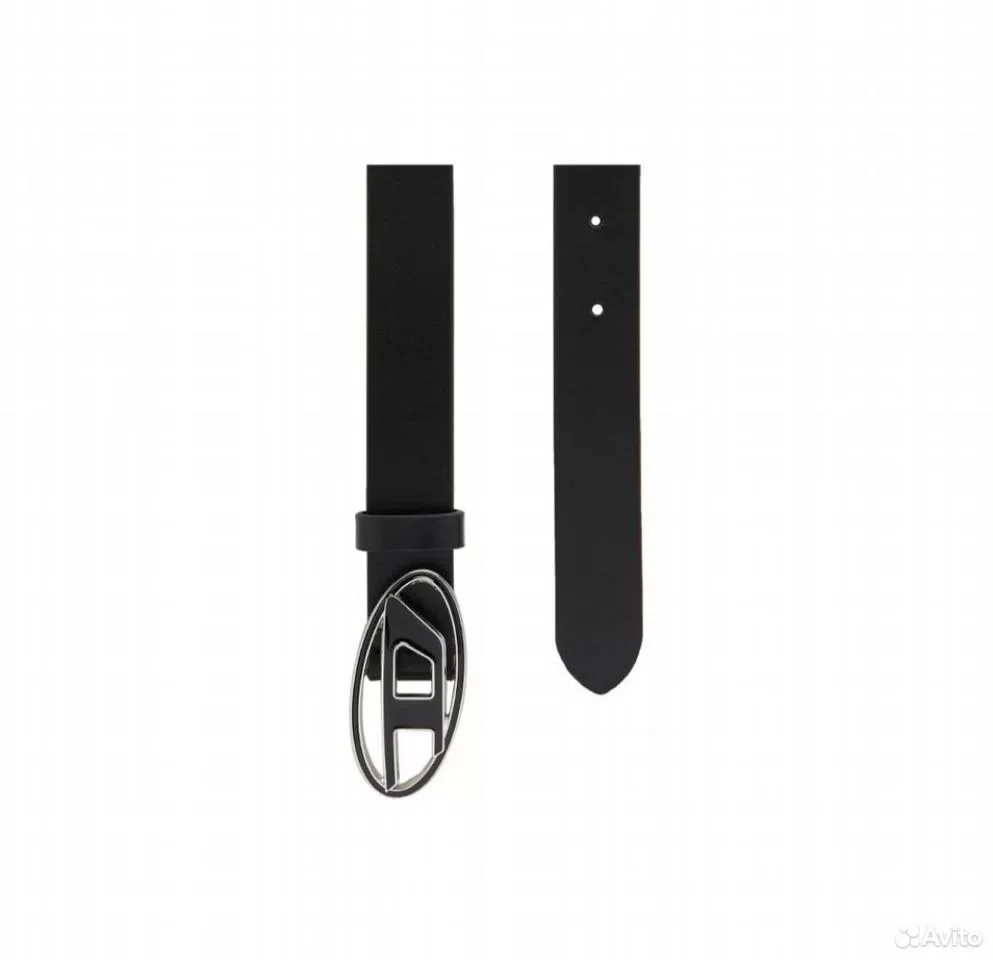 Ремень Diesel Logo Black - миниатюра 2