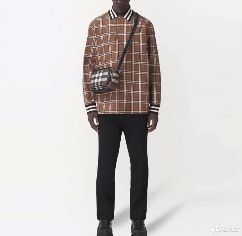 Рубашка Burberry MEN'S long sleeve shirt dress - изображение 1