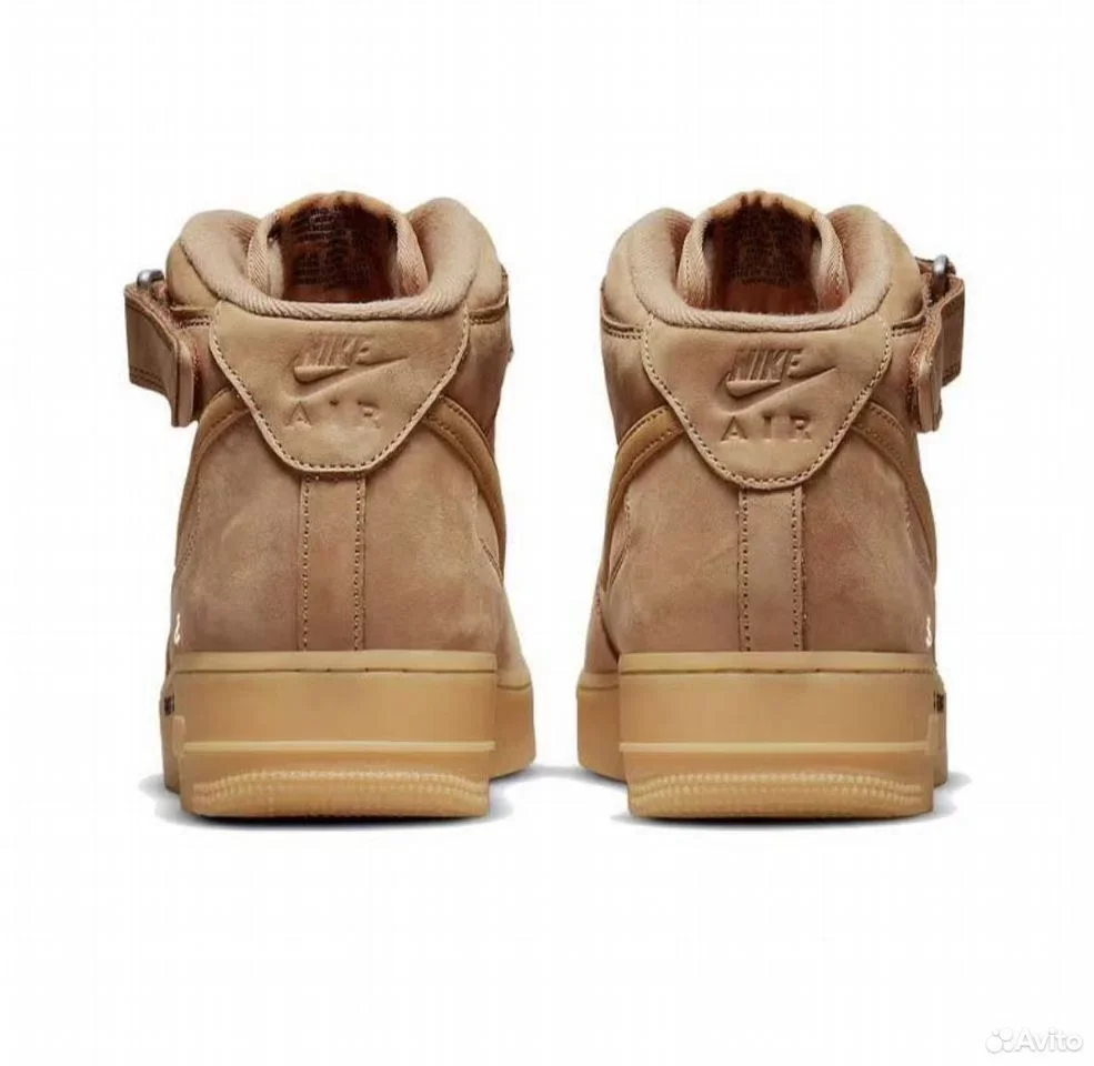Кроссовки Nike Air Force 1 Mid Flax - миниатюра 2