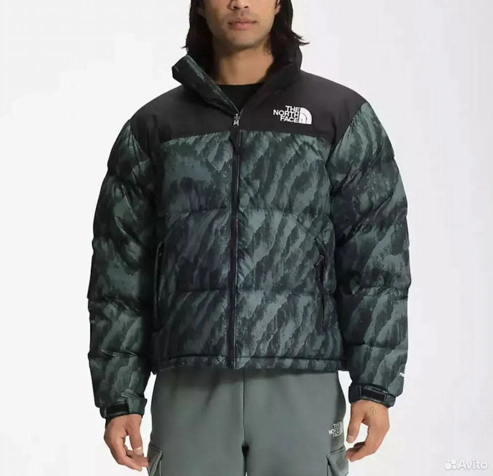 Куртка The North Face Nuptse 1996 Green Balsam - миниатюра 2
