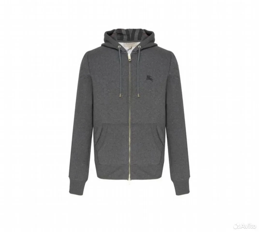 Зип-худи Burberry Clarendon Grey - изображение 1