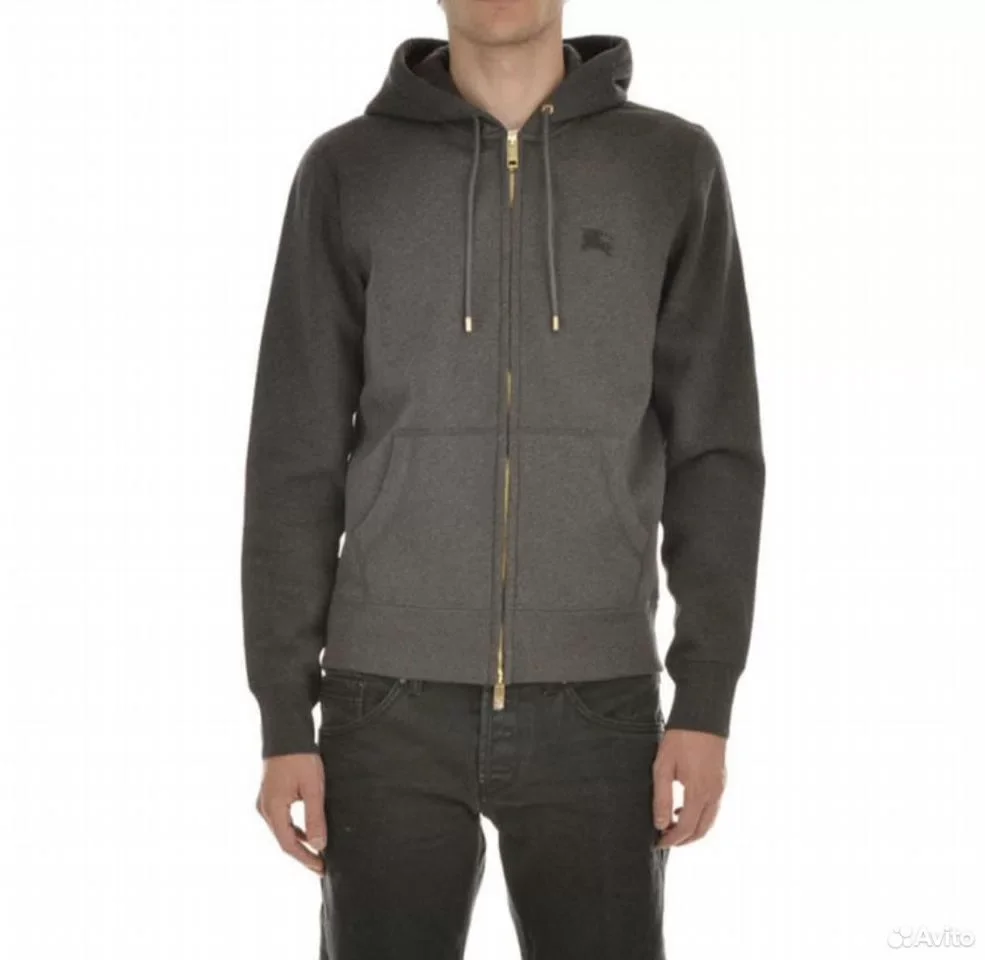 Зип-худи Burberry Clarendon Grey - миниатюра 4