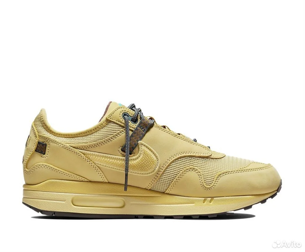 Кроссовки Air Max 1 Travis Scott Cactus Jack Gold - изображение 1