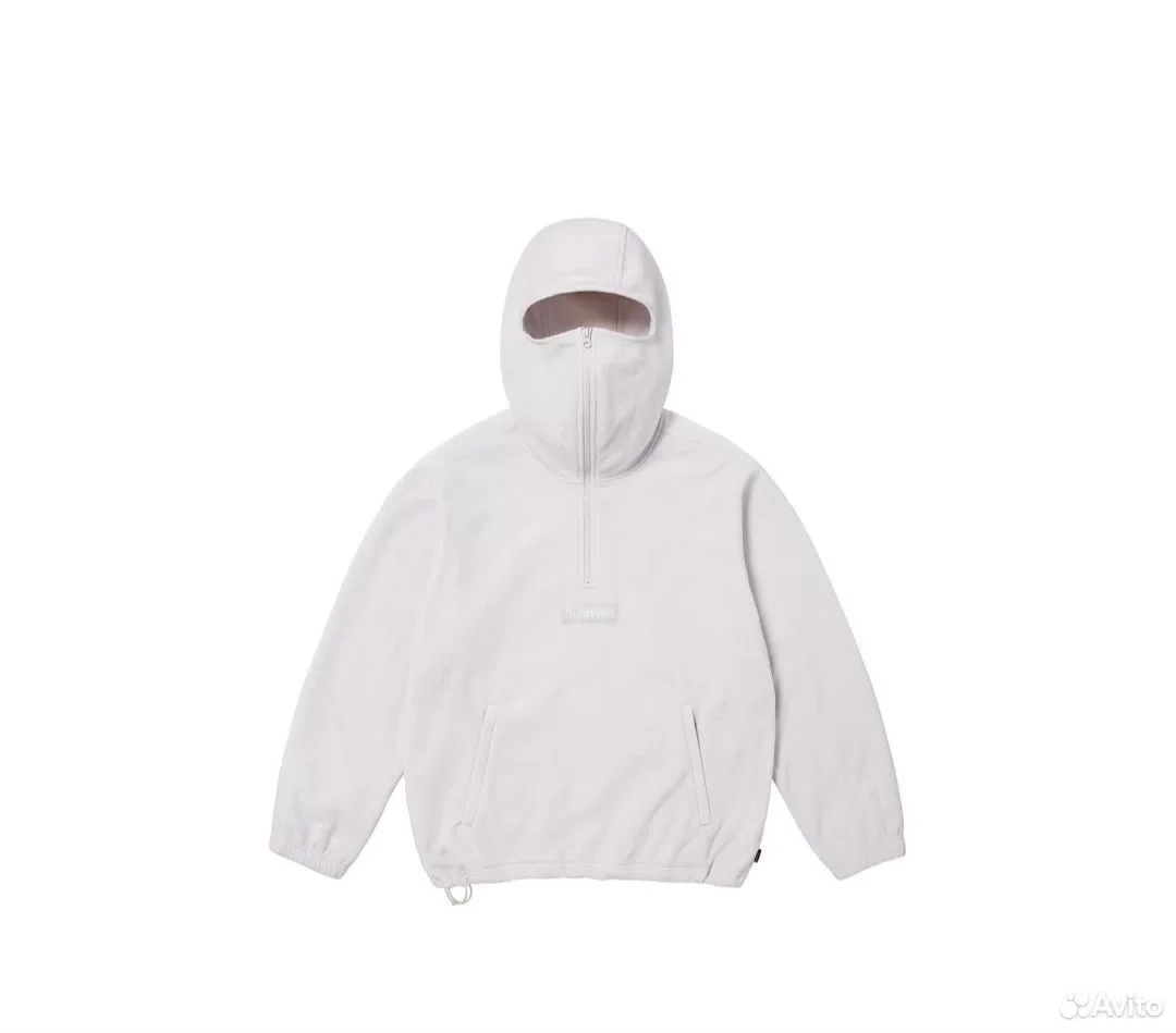 Худи Supreme Half-Zip x Polartec FaceMask - миниатюра 4