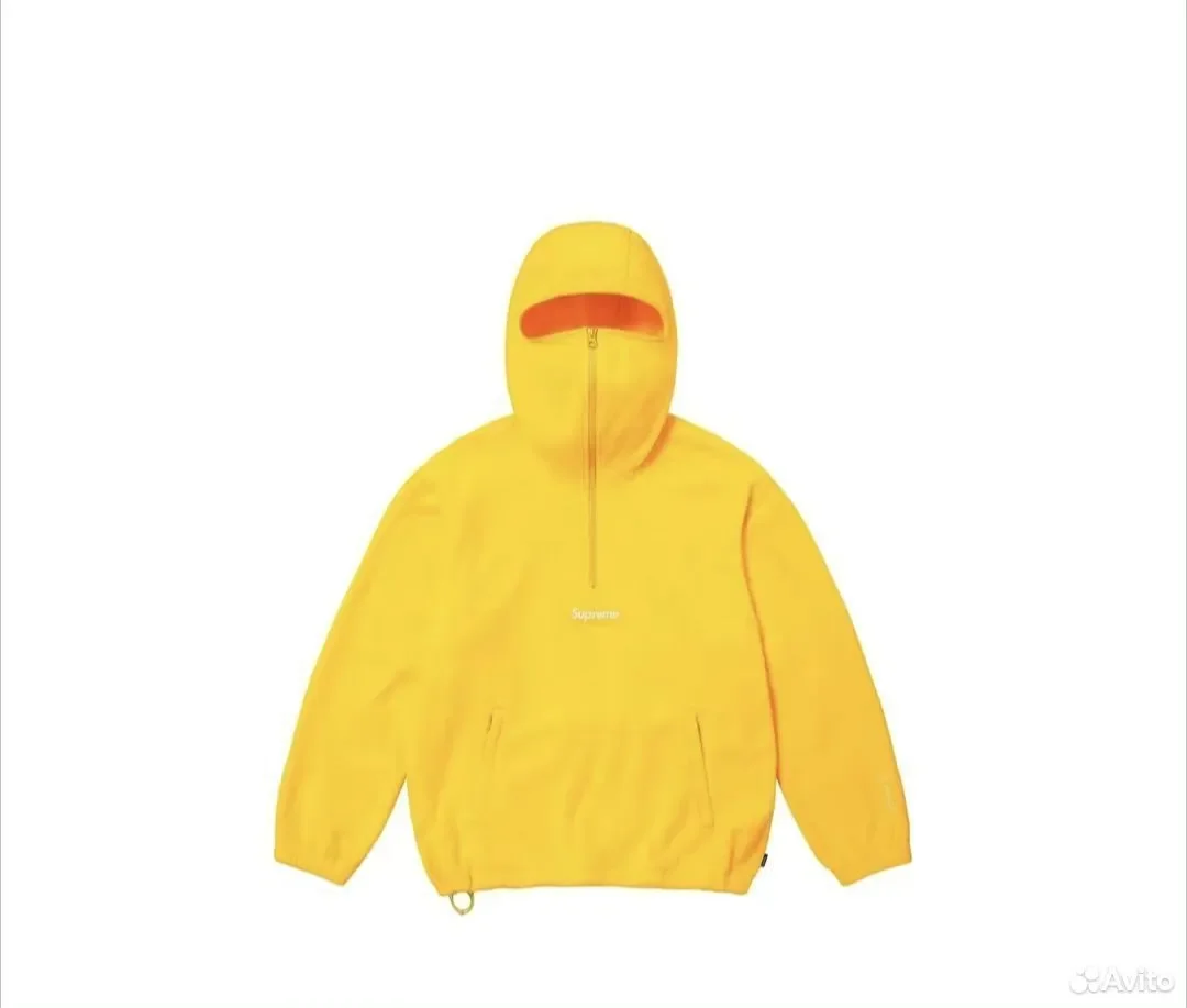 Худи Supreme Half-Zip x Polartec FaceMask - миниатюра 6