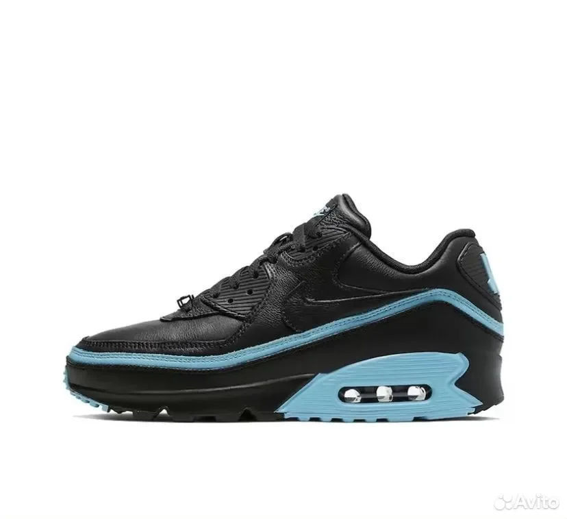 Кроссовки Nike Air Max 90 Undefeated Black Blue - миниатюра 2
