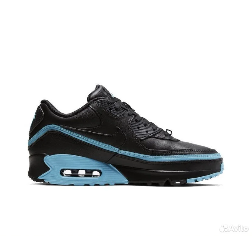 Кроссовки Nike Air Max 90 Undefeated Black Blue - миниатюра 3