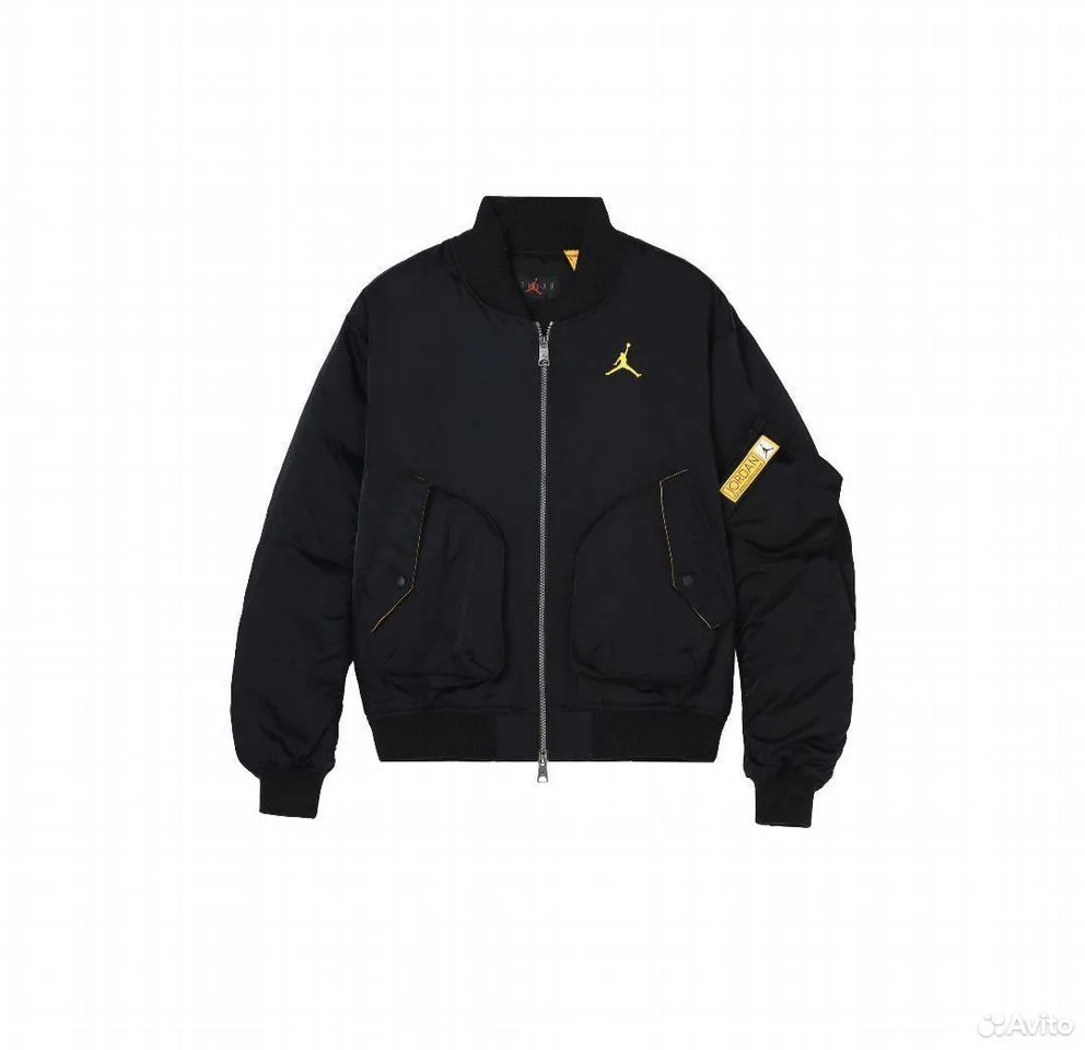 Кофта Бомбер Jordan Lightweight Legacy Black - миниатюра 2