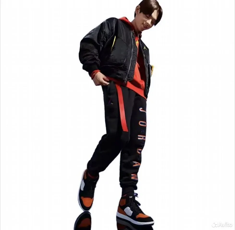 Кофта Бомбер Jordan Lightweight Legacy Black - миниатюра 4