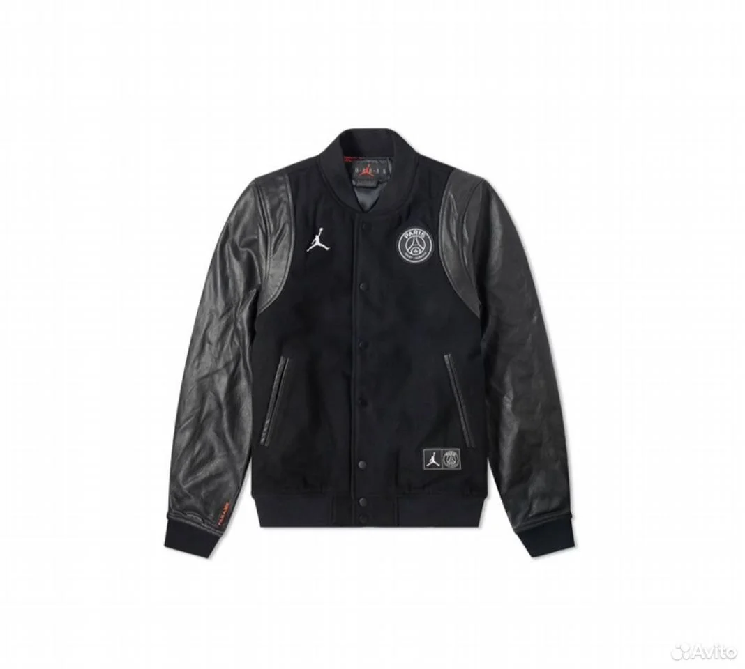 Кофта Бомбер Jordan PSG Black - изображение 1