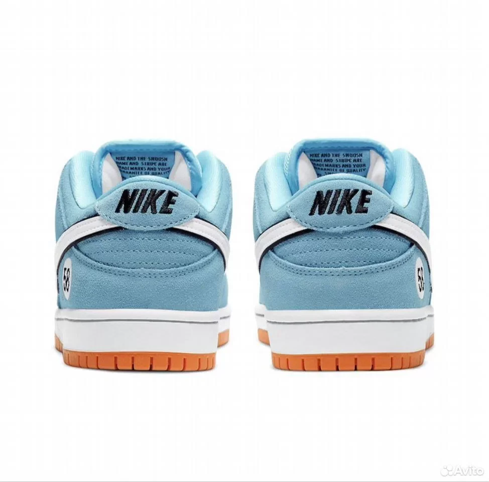 Кроссовки Nike Dunk SB Low Pro Blue Chill - миниатюра 3