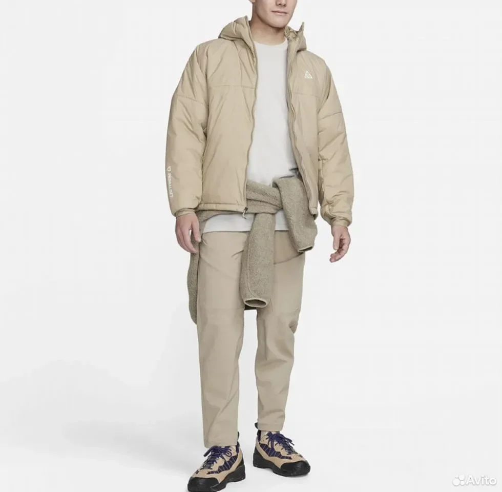 Куртка Nike ACG Therma-Fit ADV Rope de Dope Beige - миниатюра 2