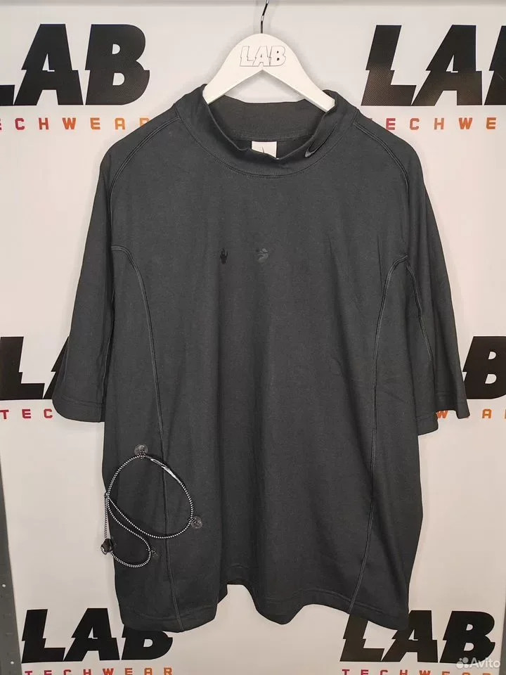 Футболка Nike x OFF White Black Graffity - изображение 1