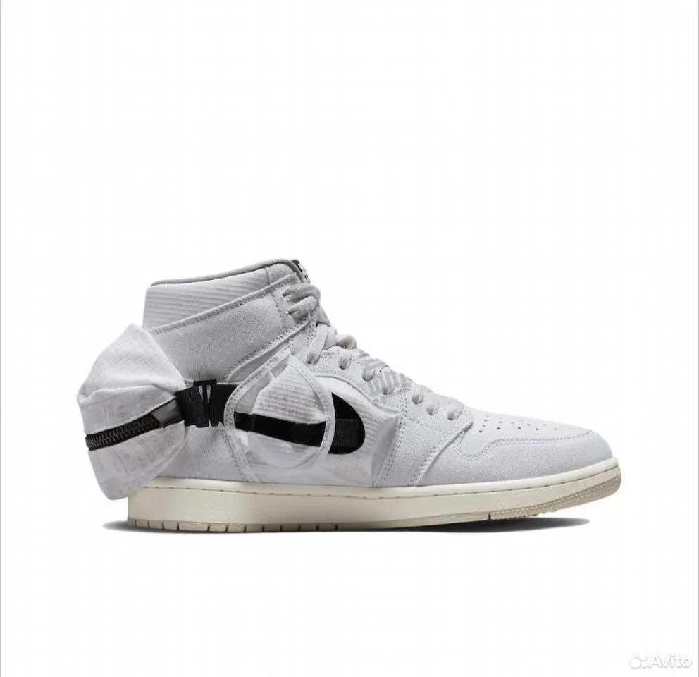 Кроссовки Nike Air Jordan 1 Mid Utility - миниатюра 3