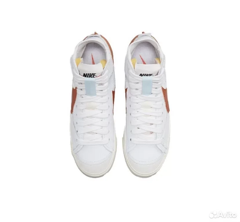 Кроссовки Nike Blazer Mid 77 Jumbo Orange - миниатюра 4