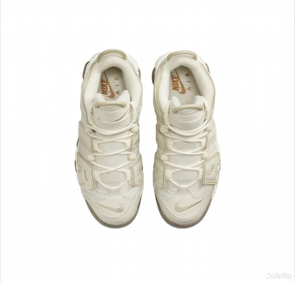 Кроссовки Nike Air More Uptempo Coconut Milk - миниатюра 2