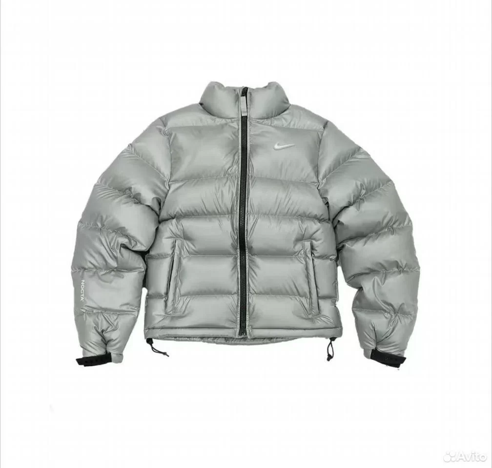 Пуховик Nike x Nocta Sunset Puffer Jacket Silver - изображение 1