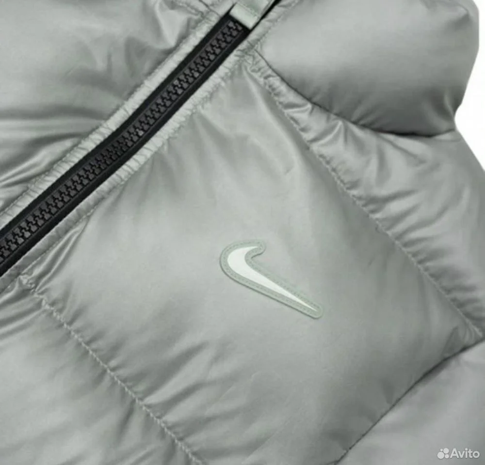 Пуховик Nike x Nocta Sunset Puffer Jacket Silver - миниатюра 2