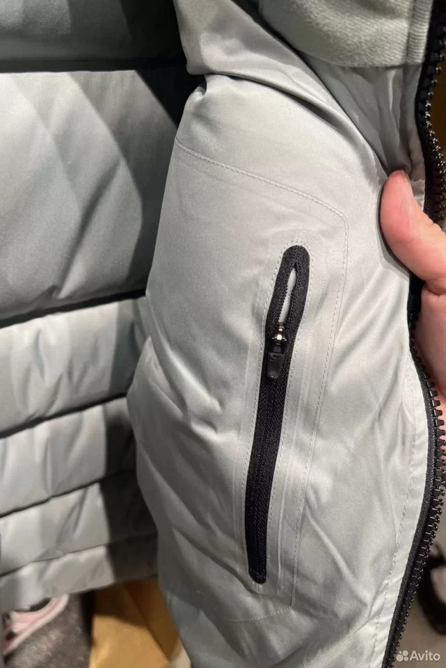 Пуховик Nike x Nocta Sunset Puffer Jacket Silver - миниатюра 4