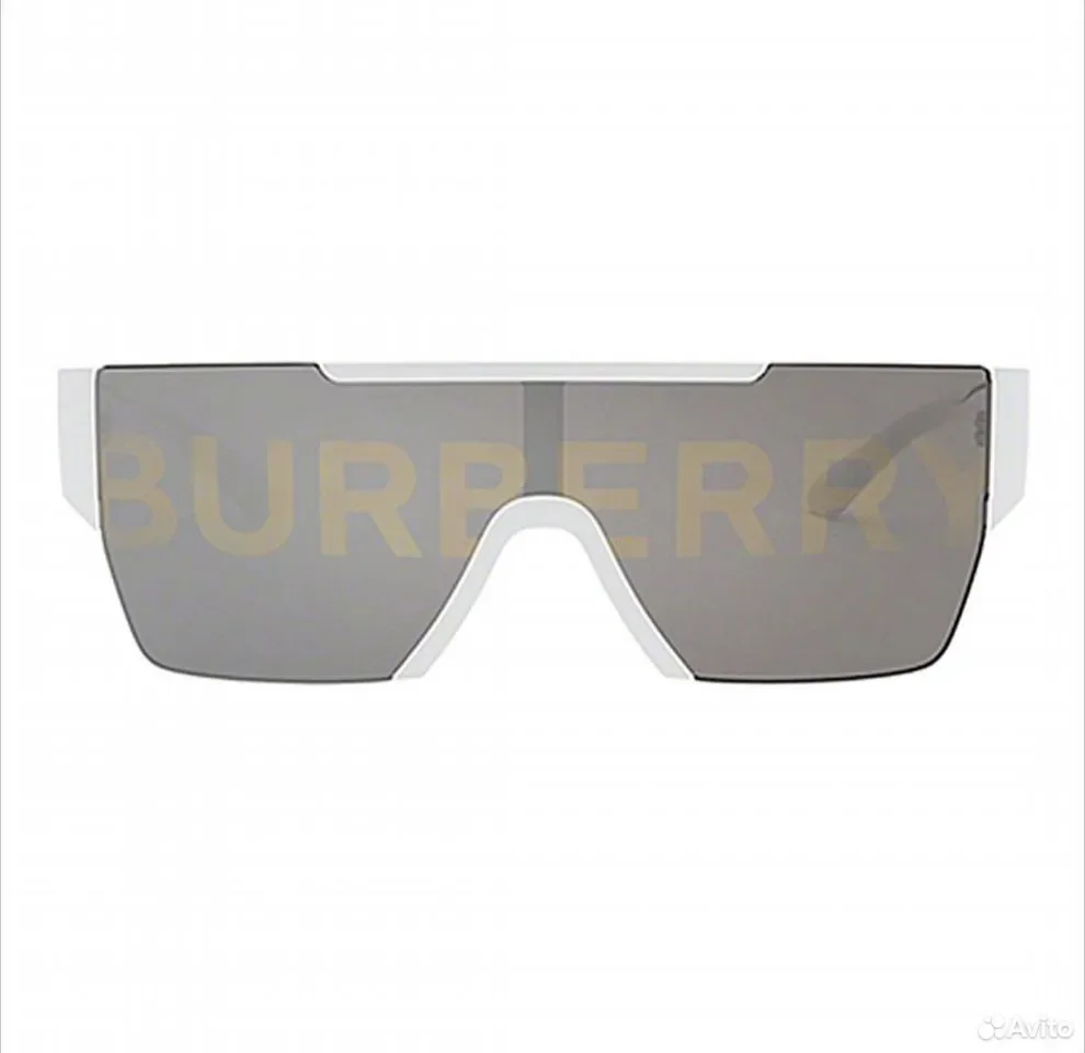 Солнцезащитные очки Burberry Logo White - миниатюра 2