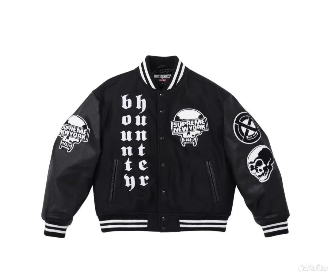 Бомбер Supreme x Bounty Hunter Black - миниатюра 2
