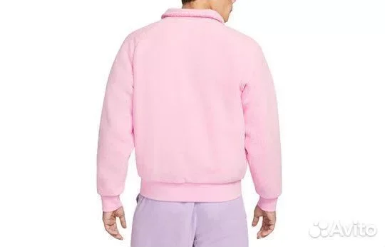 Теплая кофта Nike Sherpa Skateboard Pink - миниатюра 3