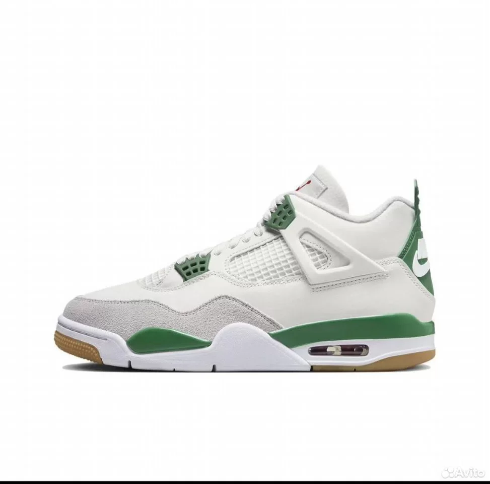 Кроссовки Nike SB x Jordan 4 Pine Green - миниатюра 2