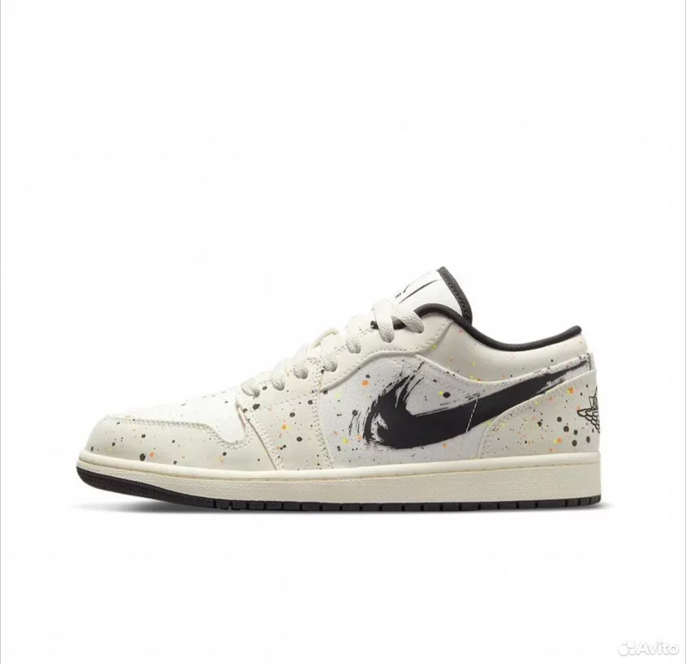 Кроссовки Nike Air Jordan 1 Low Paint Splatter - миниатюра 2