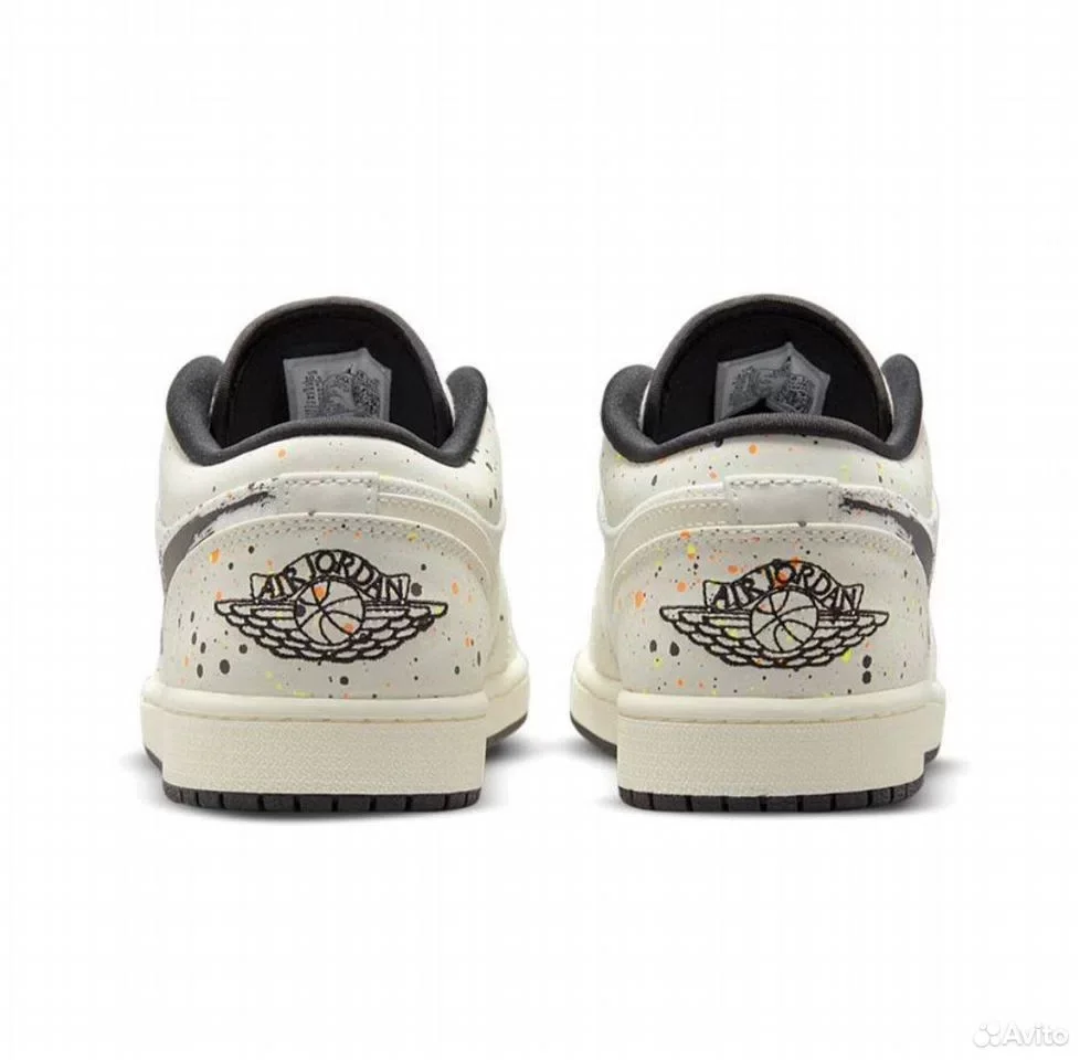 Кроссовки Nike Air Jordan 1 Low Paint Splatter - миниатюра 5