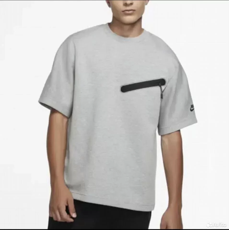 Футболка Nike NSW Tech Fleece Grey - изображение 1