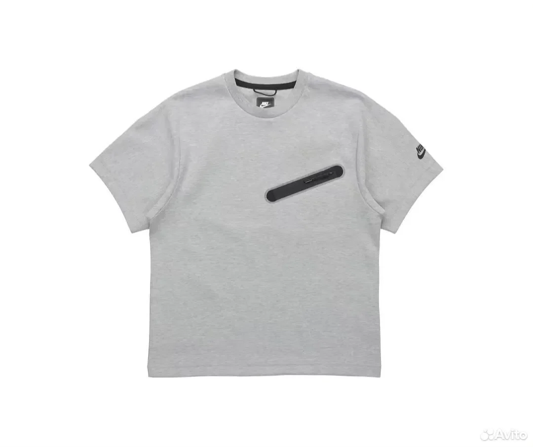 Футболка Nike NSW Tech Fleece Grey - миниатюра 3
