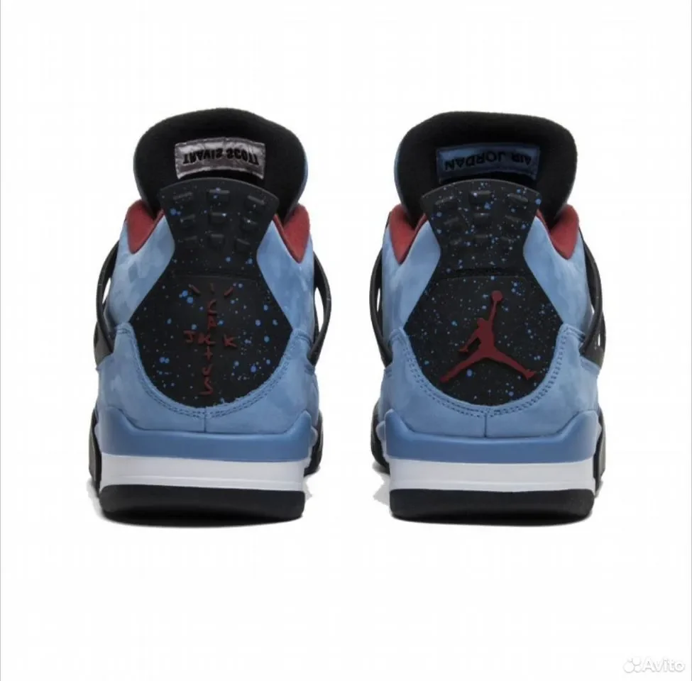 Кроссовки Nike x Travis Scott Air Jordan Retro 4 - миниатюра 2
