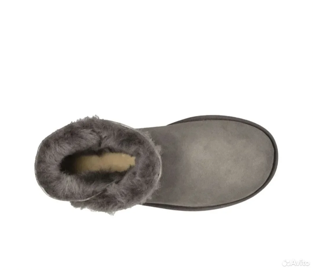 Угги Ботинки Bailey Button 2 Grey - миниатюра 4