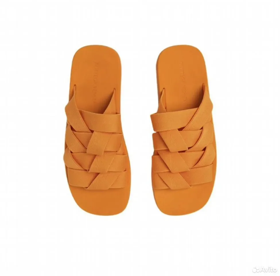 Сланцы Bottega Veneta Intercciato - миниатюра 8
