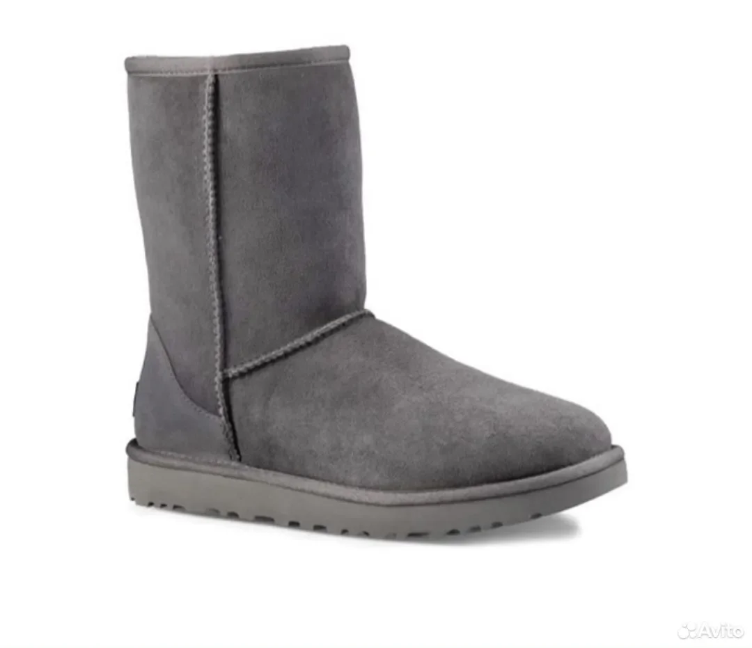 Угги UGG Classic Short Grey - миниатюра 3