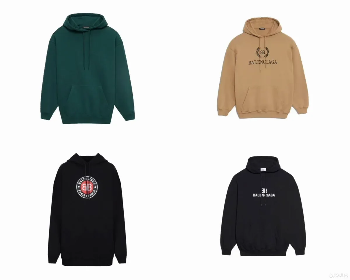 Худи Balenciaga Logo Hoodie Part 2 - изображение 1