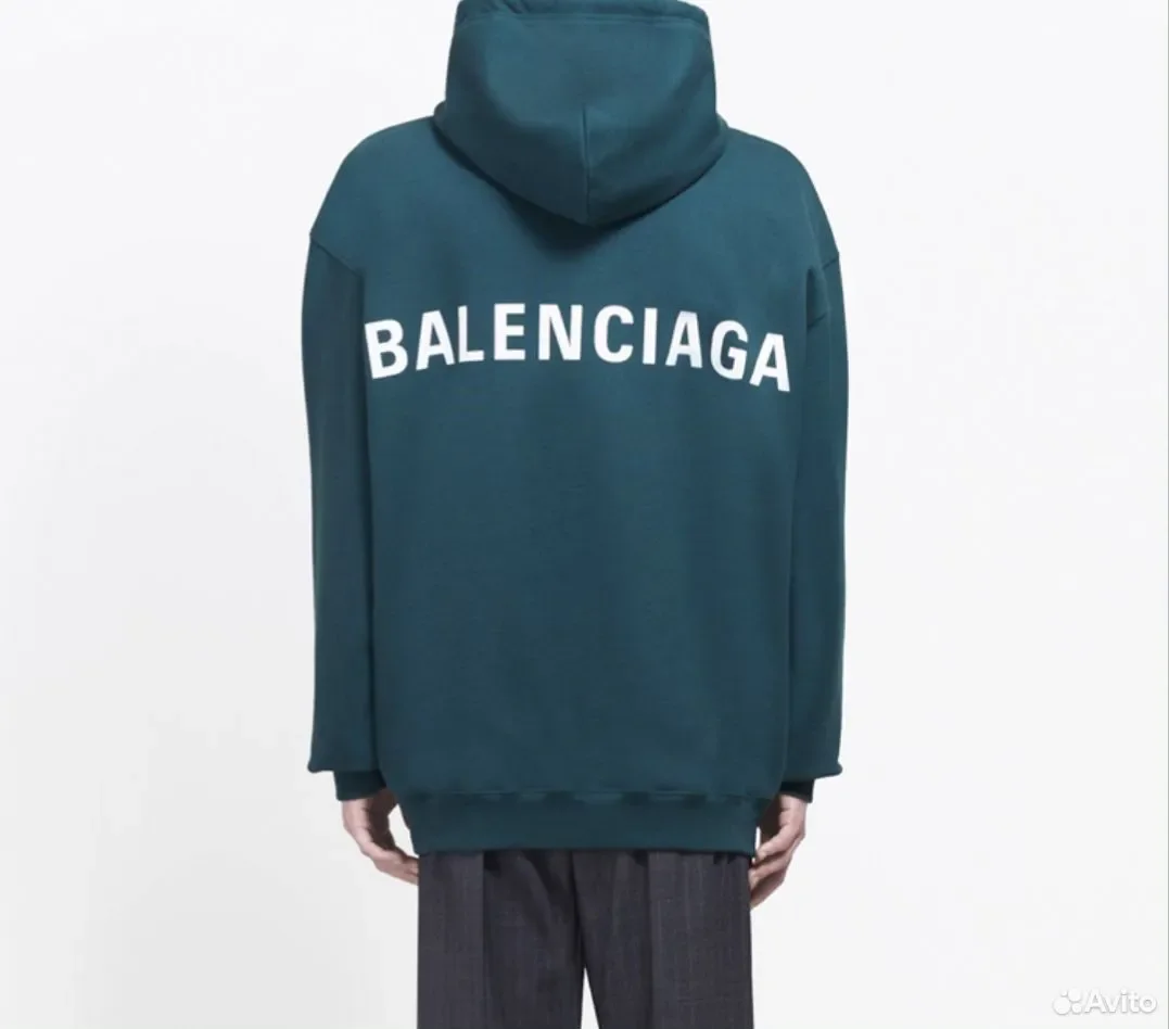Худи Balenciaga Logo Hoodie Part 2 - миниатюра 3
