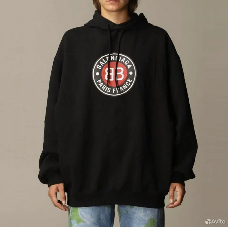 Худи Balenciaga Logo Hoodie Part 2 - миниатюра 6