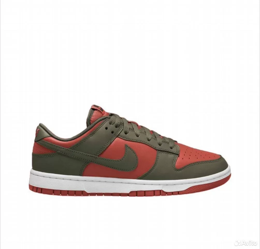 Кроссовки Nike Dunk Low 1 Mystic Red - миниатюра 2