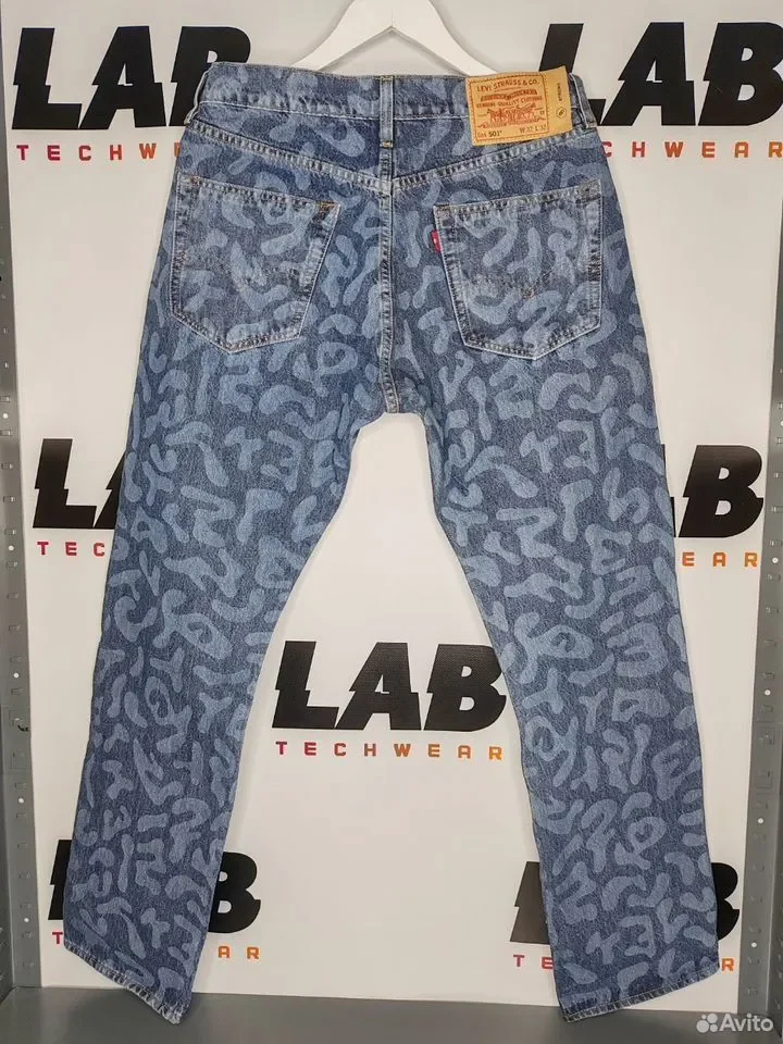 Джинсы Levi's Skate 501 Blue - миниатюра 2