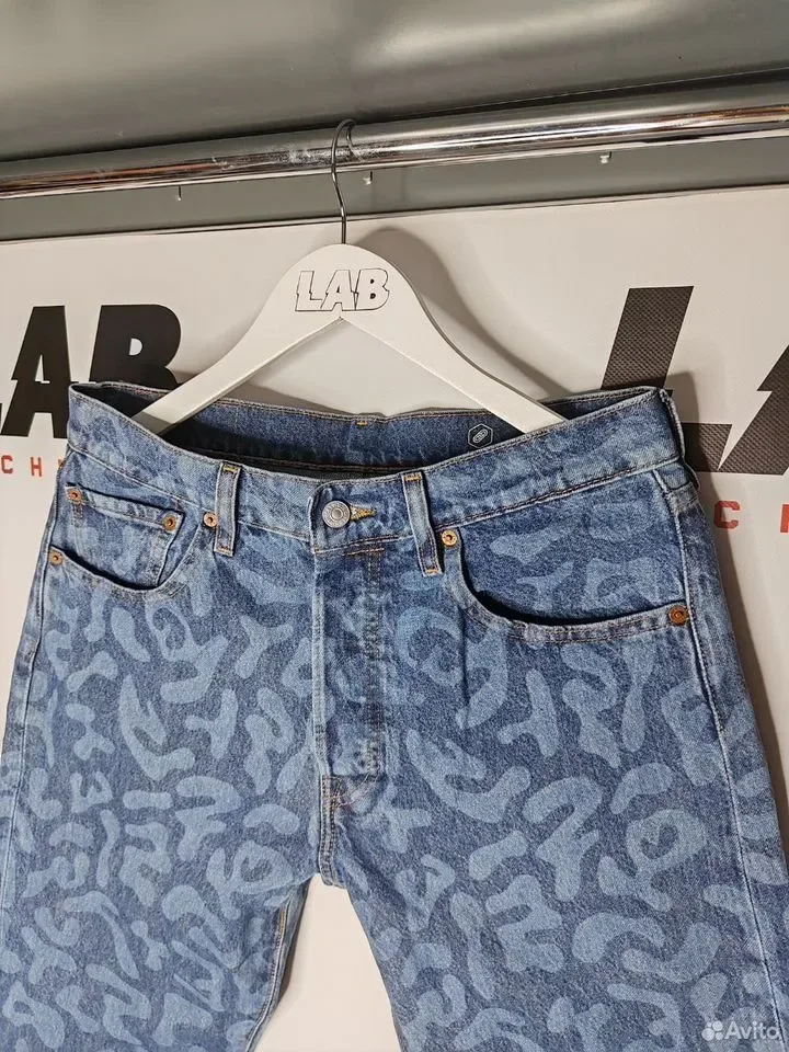 Джинсы Levi's Skate 501 Blue - миниатюра 3